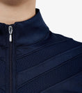 Load image into Gallery viewer, Description:Arclos Ladies Technical Long Sleeved Riding Top_Color:Navy_Position:3