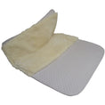 Load image into Gallery viewer, Full Sheepskin Square Cotton Dressage Pad White