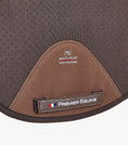 Load image into Gallery viewer, Description:Close Contact Airtechnology Shockproof Wool European Saddle Pad - Dressage Square_Colour:Brown/Brown Wool_Position:3