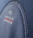 Load image into Gallery viewer, Description:Close Contact Airtechnology Shockproof Wool European Saddle Pad - GP/Jump Square_Colour:Navy/Grey Wool_Position:3