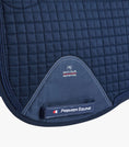Load image into Gallery viewer, Description:Close Contact Merino Wool European Saddle Pad - Dressage Square_Colour:Navy/Navy Wool_Position:3