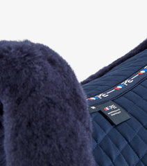 Description:Pony Close Contact Merino Wool Half Lined European Dressage Square_Colour:Navy/Navy Wool_Position:2