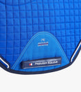 Load image into Gallery viewer, Description:Close Contact Merino Wool European Saddle Pad - GP/Jump Square_Colour:Royal Blue/Navy Wool_Position:3