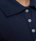 Load image into Gallery viewer, Description:Ladies Technical Riding Polo Shirt_Color:Navy_Position:3
