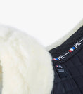 Load image into Gallery viewer, Description:Close Contact Merino Wool European Saddle Pad - GP/Jump Square_Colour:Black/Natural Wool_Position:2