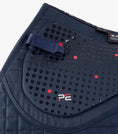 Load image into Gallery viewer, Description:Close Contact Tech Grip Pro Anti-Slip Saddle Pad - GP/Jump Square_Colour:Navy_Position:2