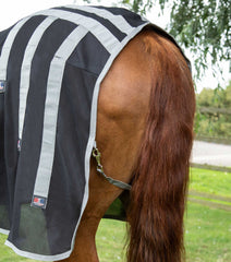 Description:Magni-Teque Magnetic Horse Rug with Neck Cover_Color:Black_Position:6