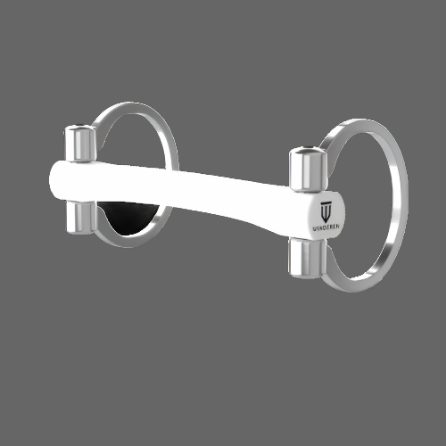 Winderen Eggbutt Double Broken Mullen Mouth White Edition