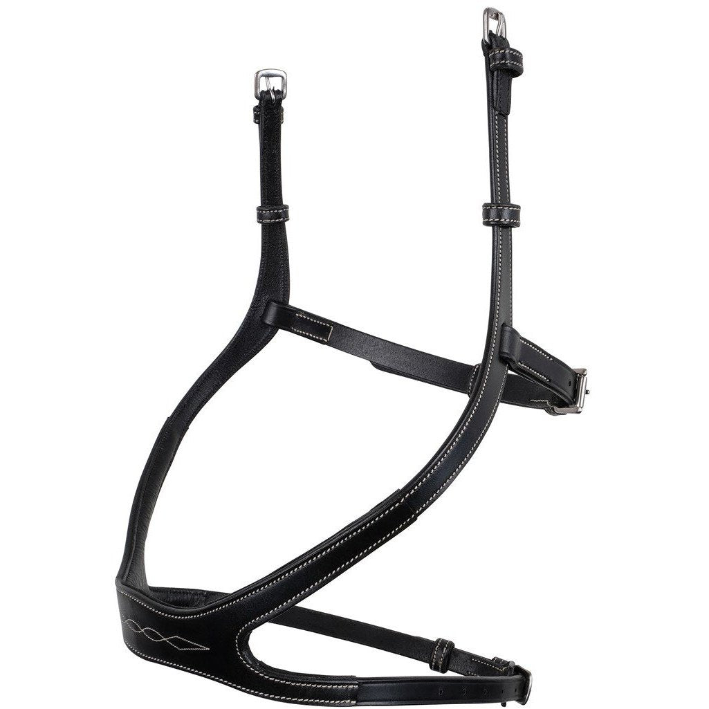 Montar Excellence Noseband with Creme Stitching - SALE