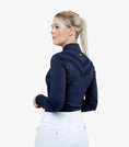 Load image into Gallery viewer, Description:Arclos Ladies Technical Long Sleeved Riding Top_Color:Navy_Position:2
