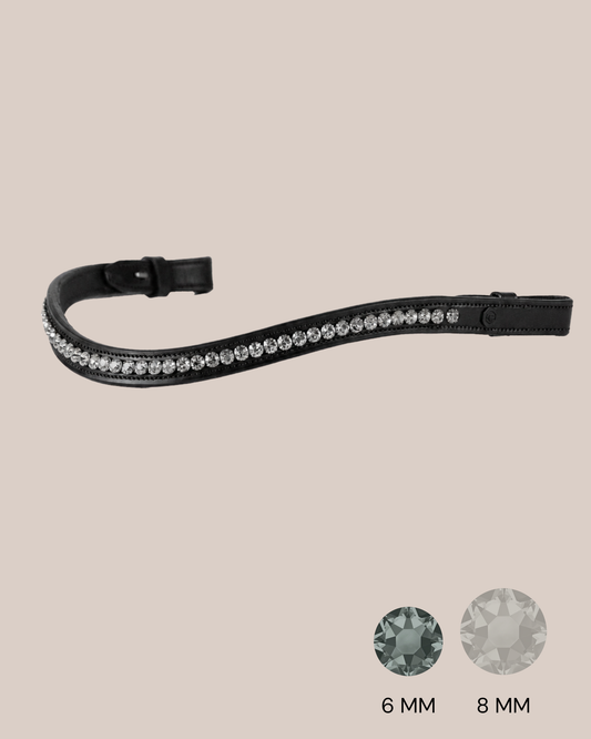 BROWBAND 2I | BLACK | BLACK DIAMOND 6 MM, EMBEDDED