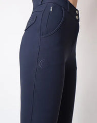 Montar Briella Yati Rosegold Crystal High Waist Breeches Full Grip