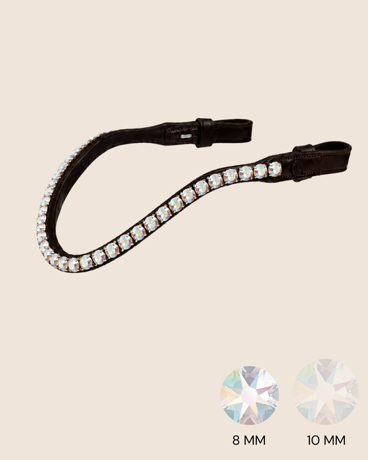 BROWBAND 2E | BROWN | CRYSTAL COLOURFUL, 8 MM