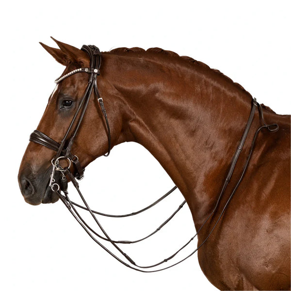 Lara Tweedie AntiGravity Double Bridle Brown