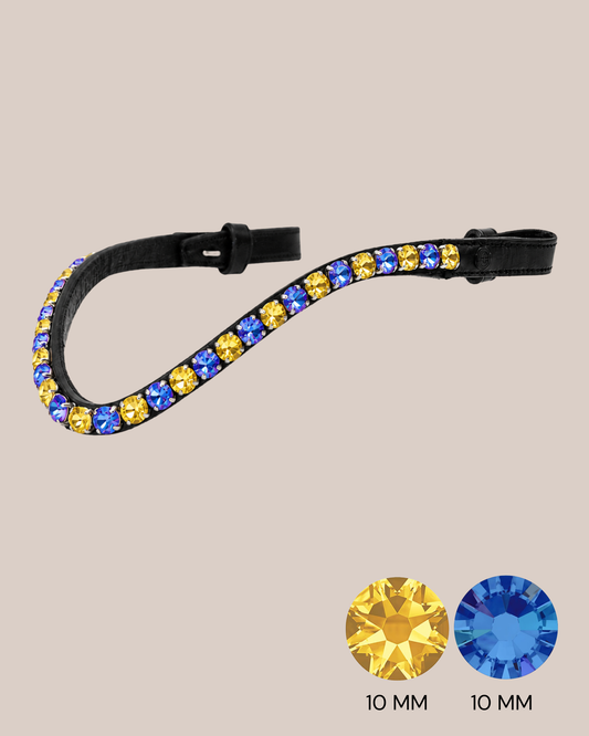 BROWBAND 2S | BLACK | SWEDEN, 10 MM