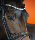 Load image into Gallery viewer, BROWBAND JUMPINGNING 2H | BLACK | CRYSTAL CLEAR 6 MM, EMBEDDED
