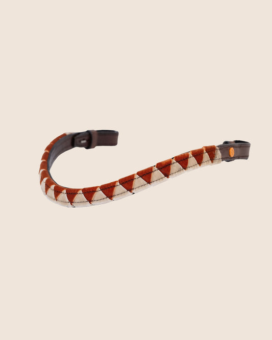 BROWBAND JUMPINGNING 2K | BROWN | SIGNATURE ORANGE