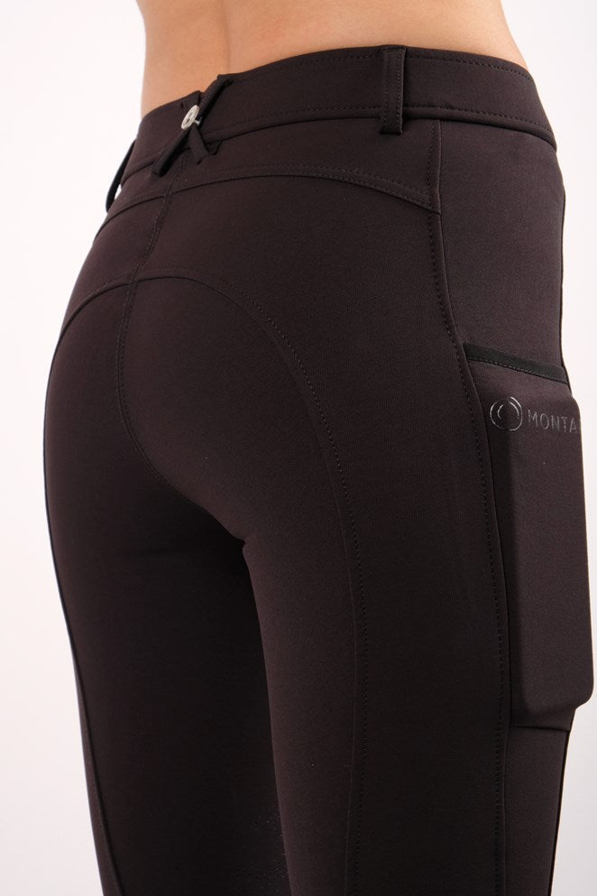 Echo Yati Breeches - Kneegrip, Black