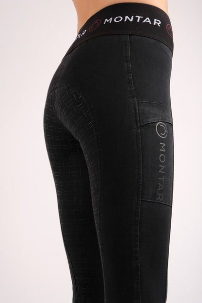 Valeria Denim - Black Denim, Fullgrip