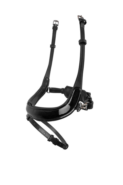 Noseband Bretagne Deluxe Patent black