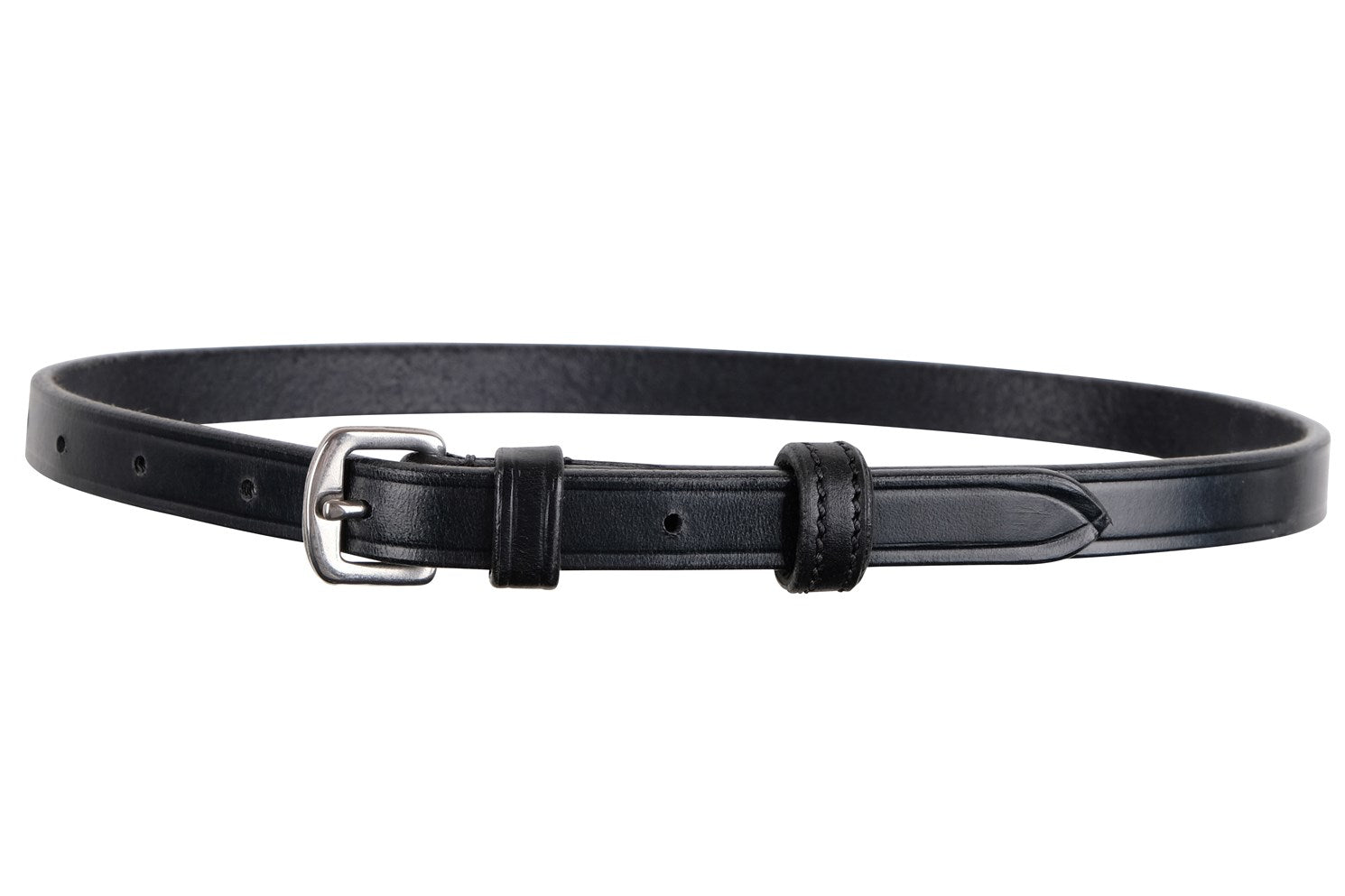 Flash strap in black leather