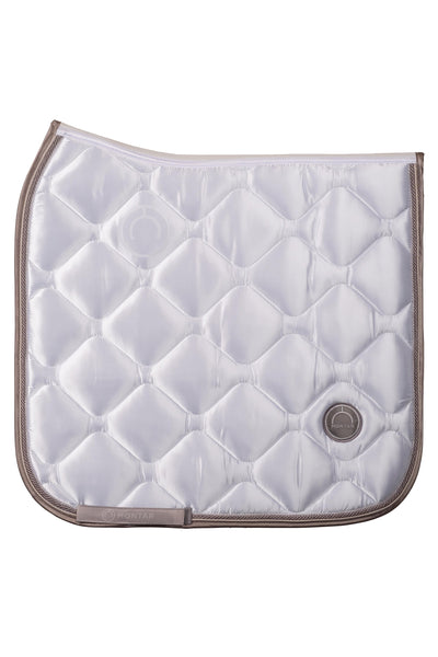 White dressage dlux saddlepad