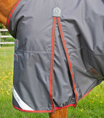 Description:Buster 150g Turnout Rug with Classic Neck Cover_Color:Grey_Position:5