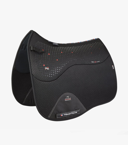 Description:Close Contact Airtechnology Anti Slip Dressage Square_Colour:Black_Position:1