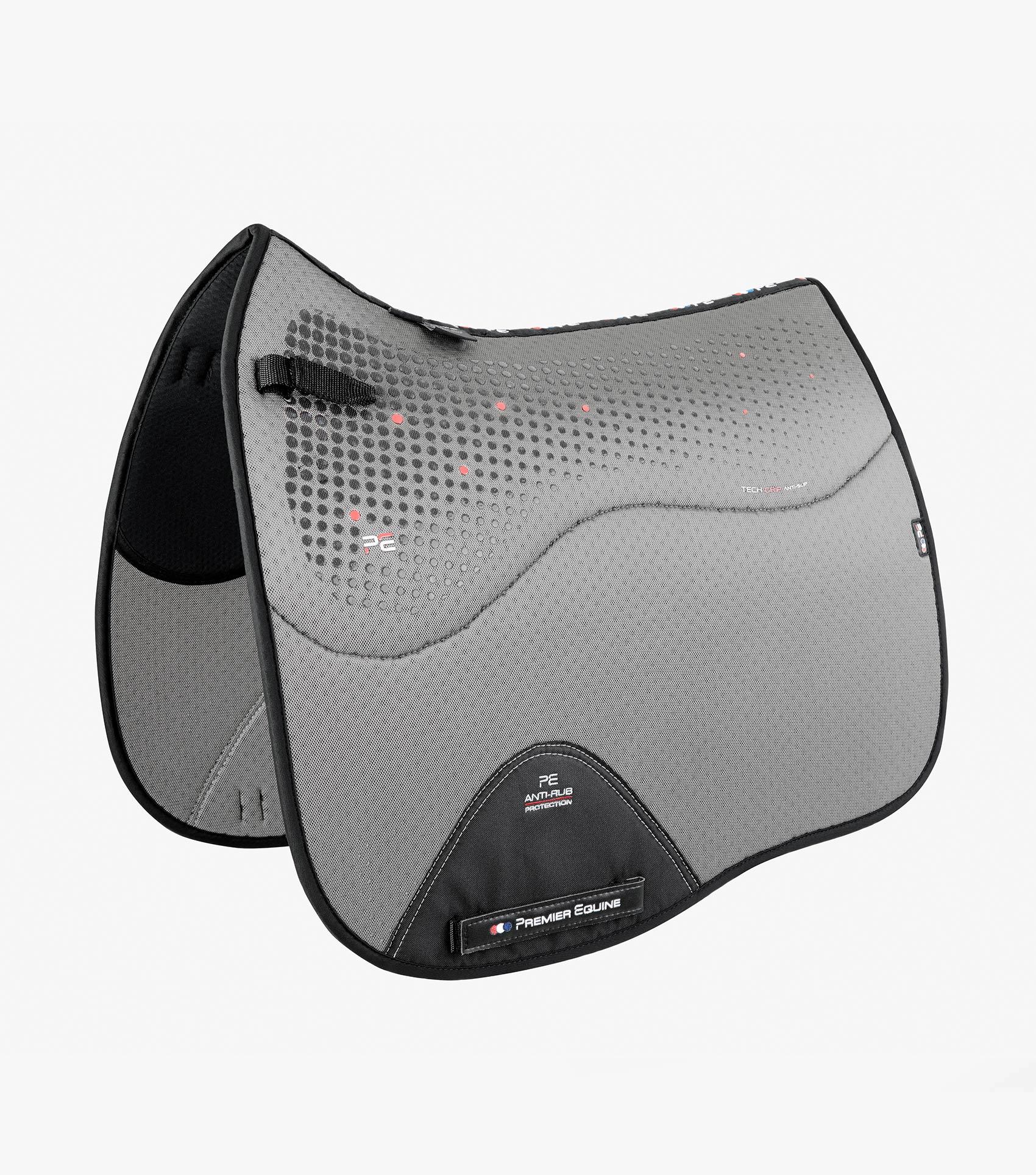 Description:Close Contact Airtechnology Anti Slip Dressage Square_Colour:Grey_Position:1