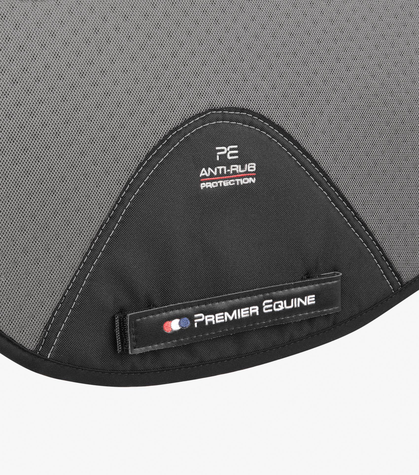 Description:Close Contact Airtechnology Anti Slip Dressage Square_Colour:Grey_Position:3