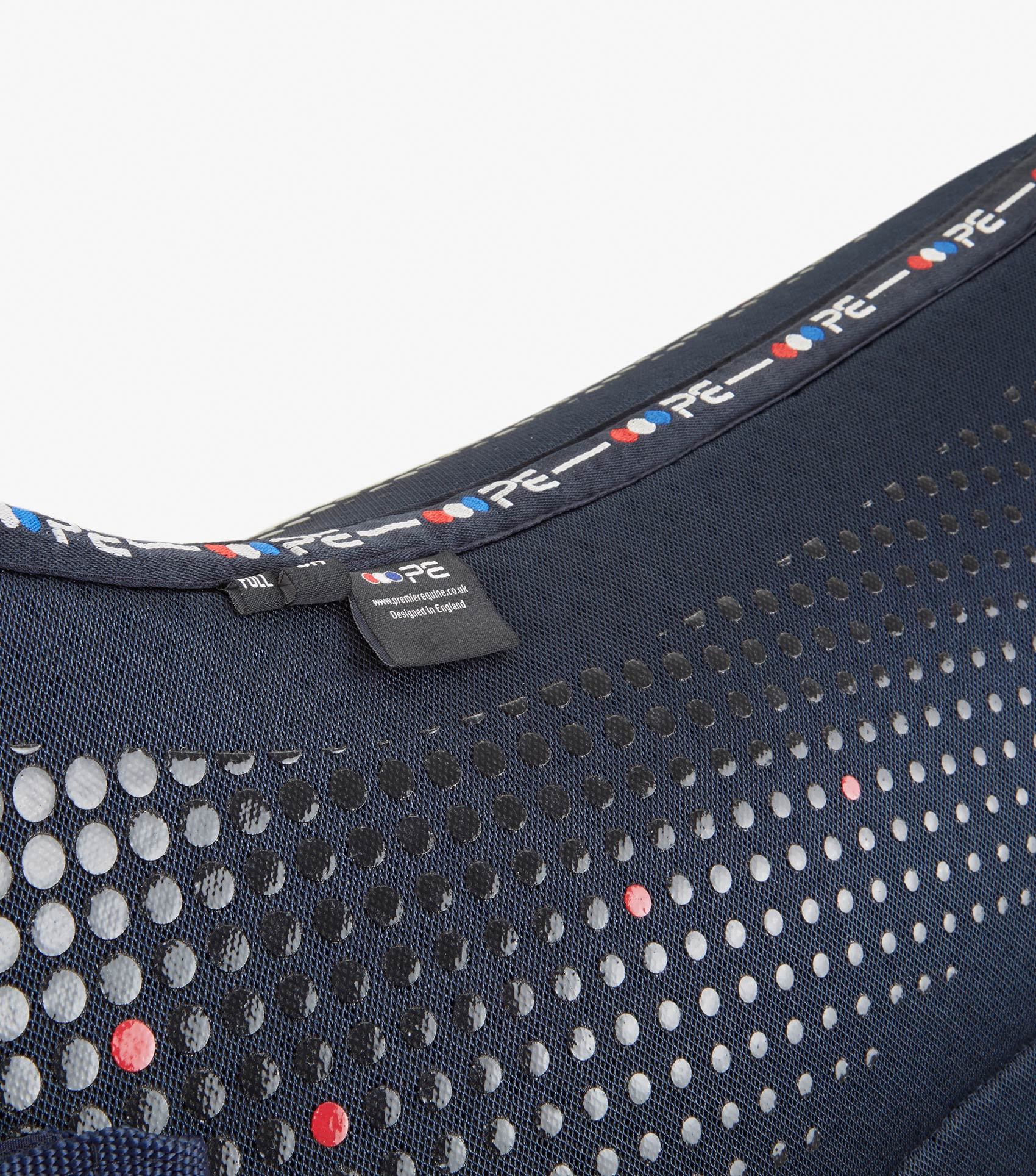 Description:Close Contact Airtechnology Anti Slip Dressage Square_Colour:Navy_Position:2