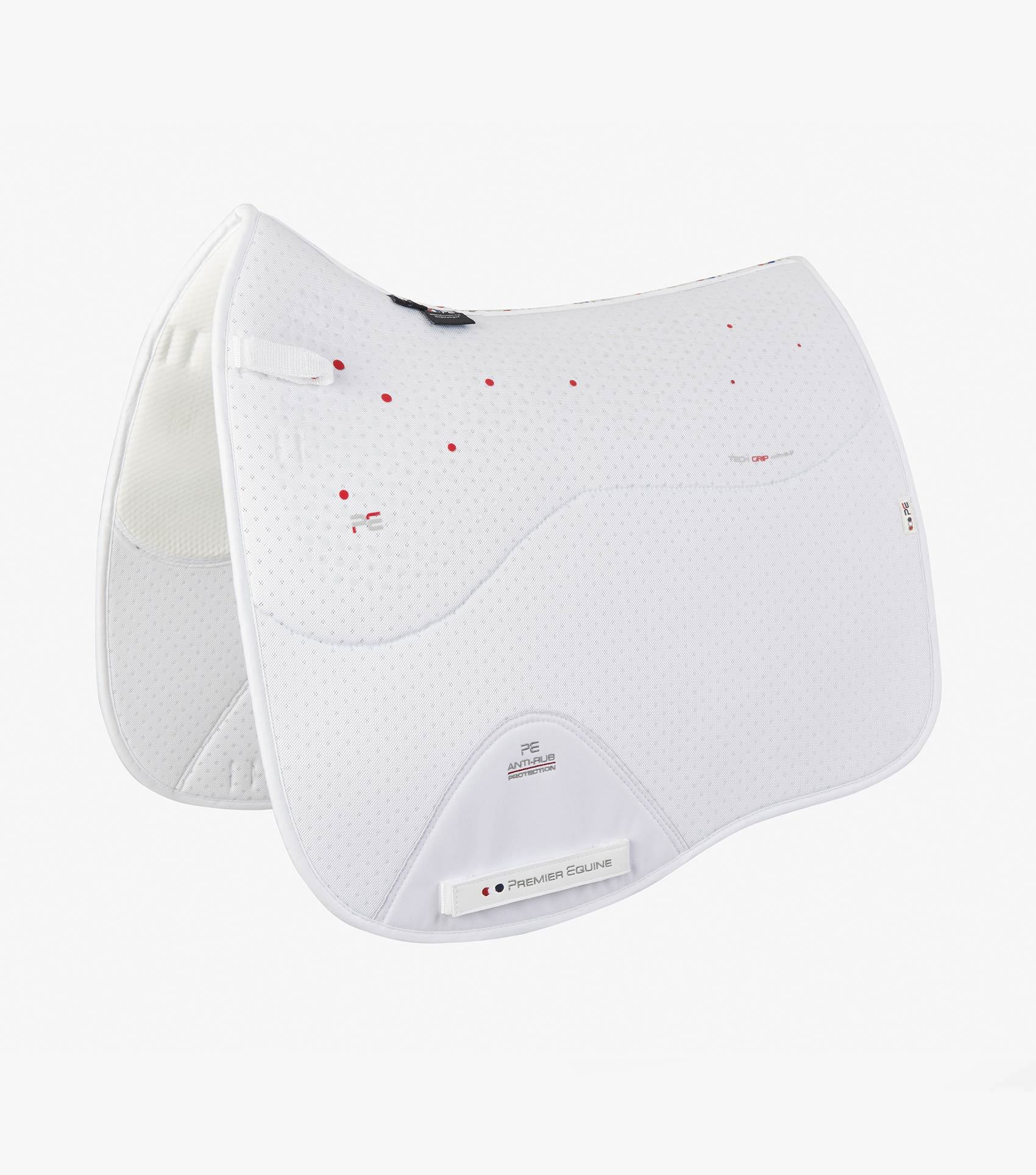 Description:Close Contact Airtechnology Anti Slip Dressage Square_Colour:White_Position:1