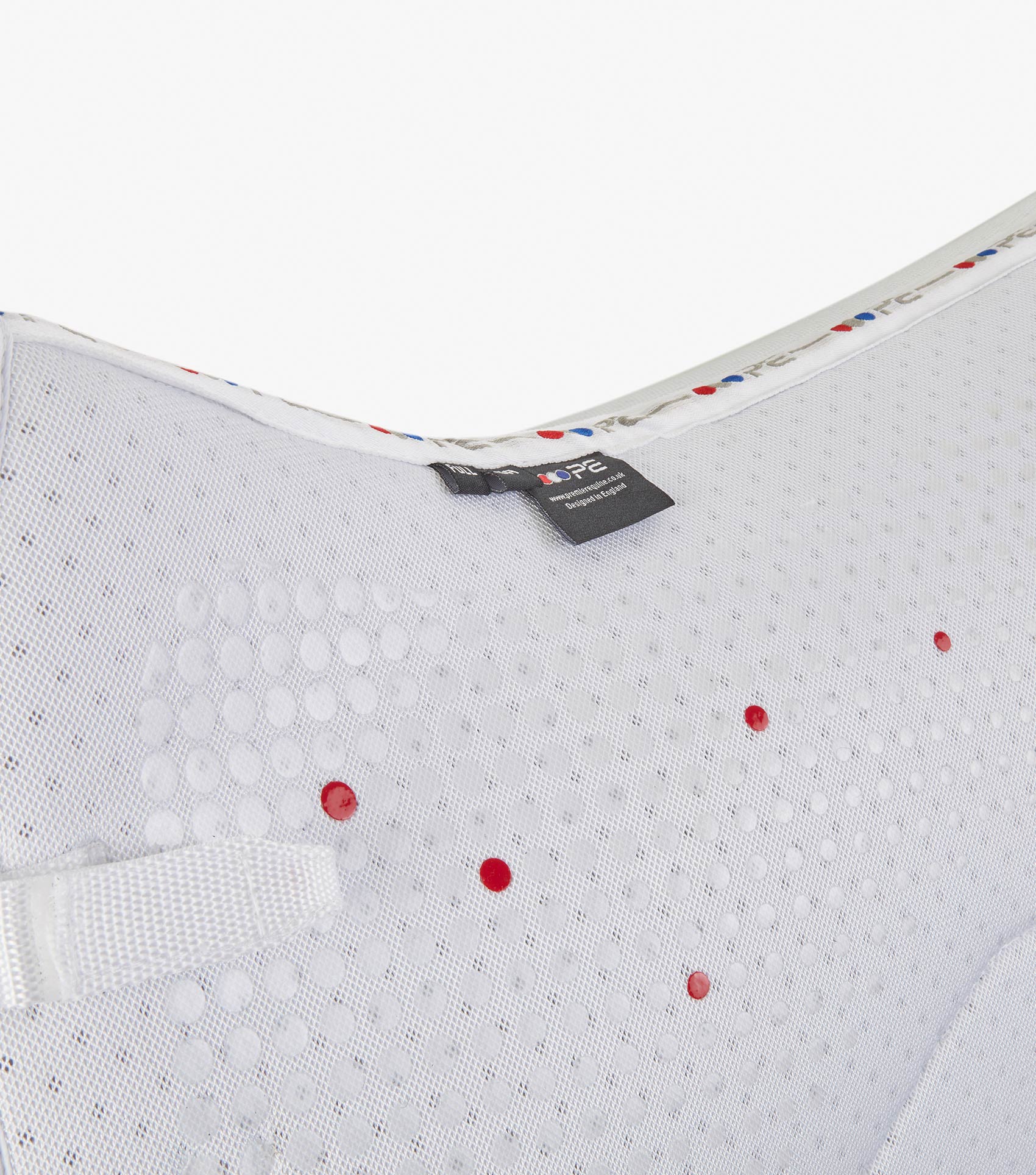 Description:Close Contact Airtechnology Anti Slip Dressage Square_Colour:White_Position:2