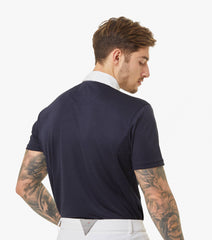 Description:Antonio Men's Short Sleeve Show Shirt_Color:Navy_Position:2