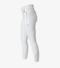 Description:Aradina Ladies Full Seat Gel Competition Riding Breeches_Color:White_Position:2