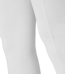 Description:Aresso Ladies Full Seat Gel Riding Tights_Color:White_Position:5