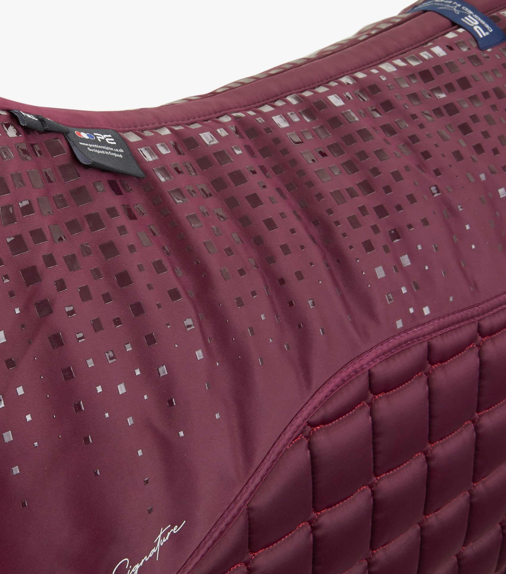 Description:Armada Close Contact Dressage Square_Colour:Wine_Position:2