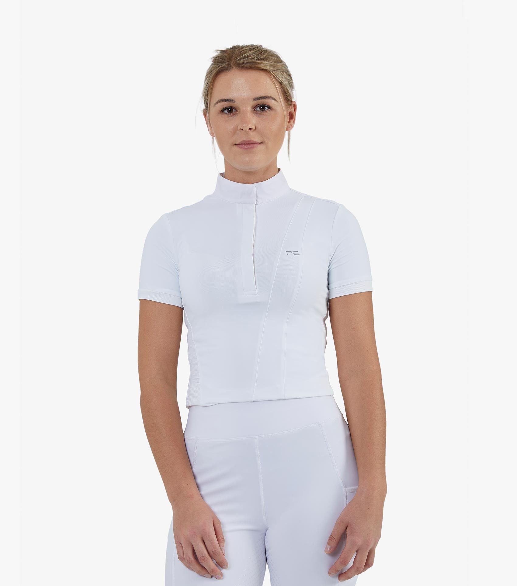 Description:Bellisa Ladies Show Shirt_Color:White_Position:1