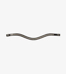 Description:Bellissima Shaped Diamante Browband_Color:Black_Position:1