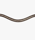 Load image into Gallery viewer, Description:Bellissima Shaped Diamante Browband_Color:Brown_Position:2
