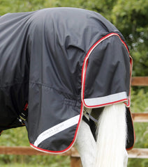 Description:Buster 100 Turnout Rug with Neck Cover_Color:Black_Position:6