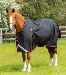 Description:Buster 250g Turnout Rug with Classic Neck Cover_Color:Black_Position:3