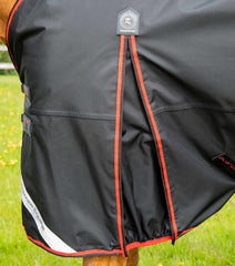 Description:Buster 250g Turnout Rug with Classic Neck Cover_Color:Black_Position:5