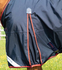 Description:Buster 250g Turnout Rug with Classic Neck Cover_Color:Navy_Position:5