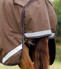 Description:Buster 400 Turnout Rug with Neck Cover_Color:Brown_Position:6