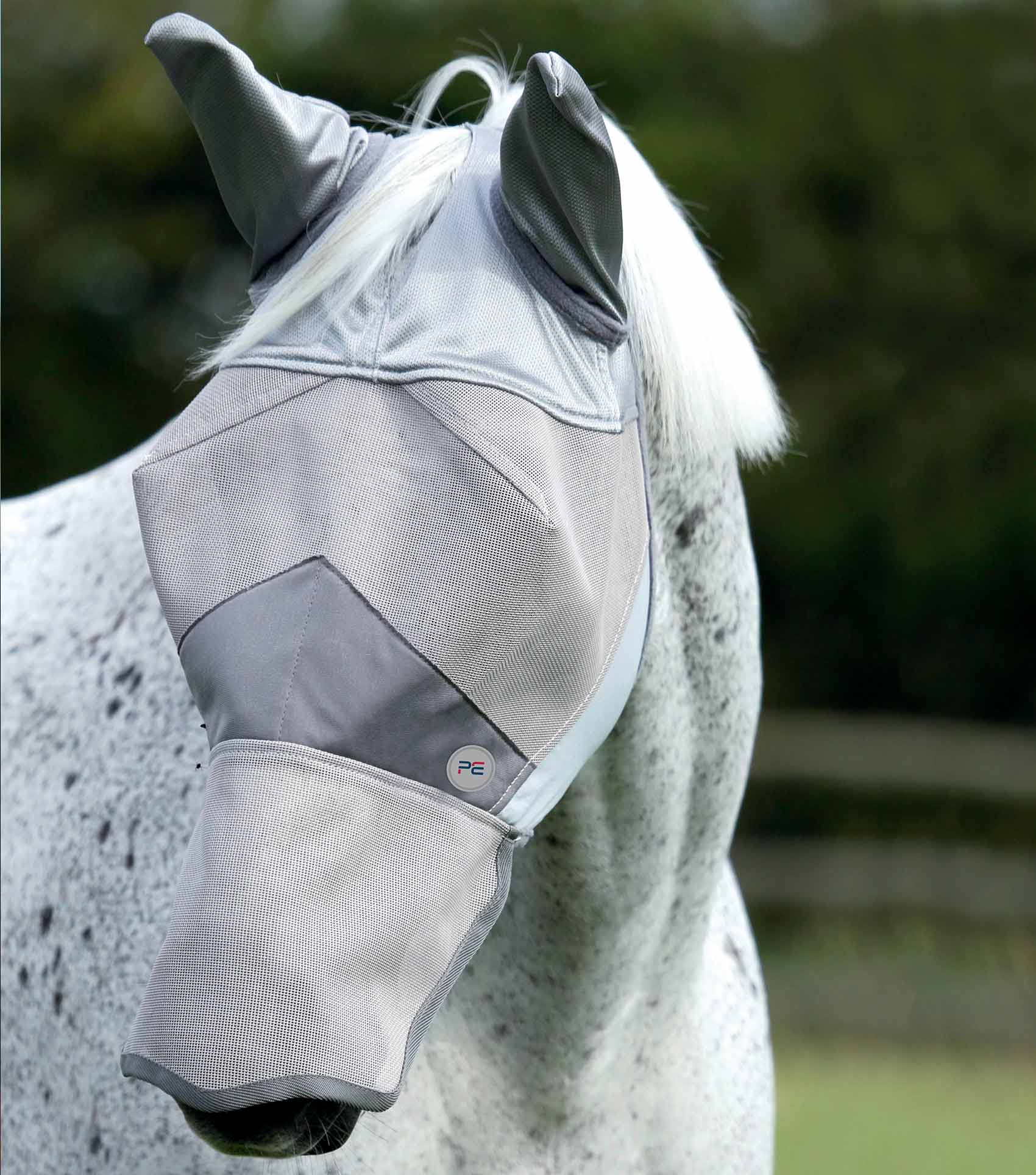 Description:Buster Fly Mask Xtra_Color:Silver_Position:1