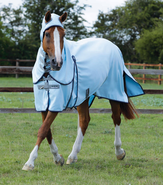 Description:Buster Sweet Itch Fly Rug with Surcingles_Color:Blue_Position:1