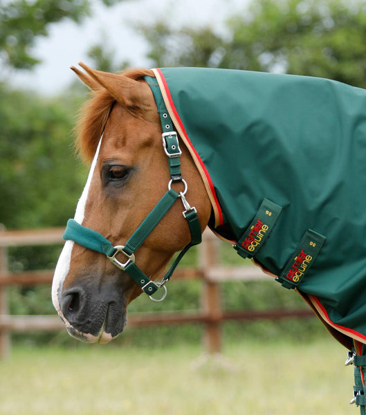 Description:Buster Zero Classic Turnout Rug Neck Cover (0g Fill)_Color:Green