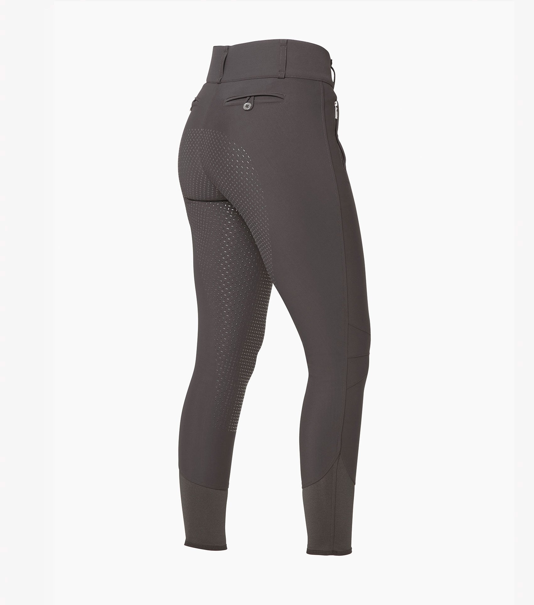 Description:Carapello Ladies Full Seat Gel Riding Breeches_Color:Liquorice_Position:3