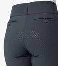 Load image into Gallery viewer, Description:Carapello Ladies Full Seat Gel Riding Breeches_Color:Anthracite_Position:4
